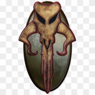 Mandalorian Skull Symbol Photo - Mandalorian Symbol, HD Png Download