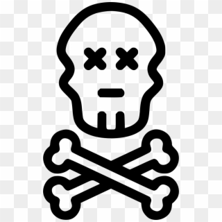Bones Ghost Caution Svg Png Icon Free Ⓒ - Ghost Bones, Transparent Png