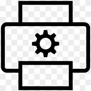 Printer Maintenance Icon - Gear Chemical Engineering, HD Png Download