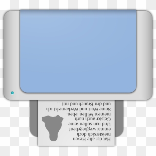 This Free Icons Png Design Of Printer Combi - Display Device, Transparent Png