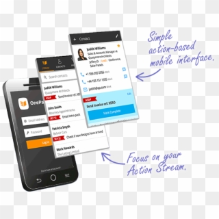 Simple Mobile Interface - Crm For Apps, HD Png Download
