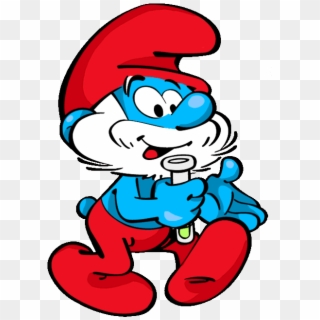 Father Smurf, HD Png Download