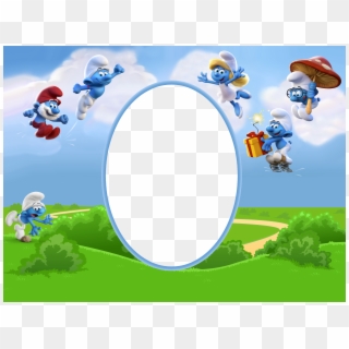 View Full Size - Smurfs Frame Png, Transparent Png