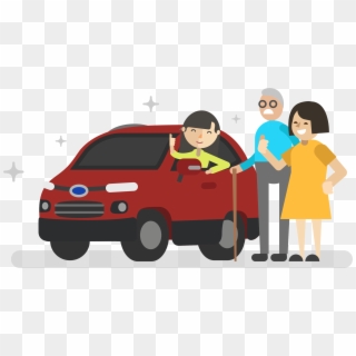Driving Clipart Family - Ofw Clipart, HD Png Download
