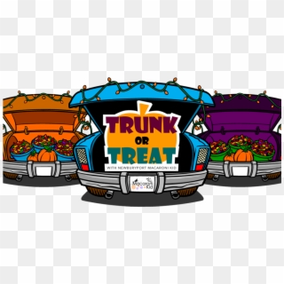 28 Collection Of Trunk Or Treat Car Clipart - Trunk Or Treat, HD Png Download