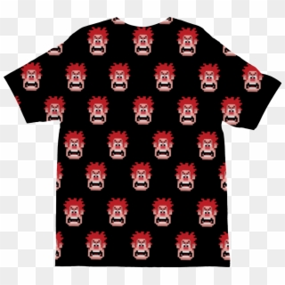Wreck It Ralph 8 Bit Heads ﻿ Kid's All Over Print T - Crest, HD Png Download