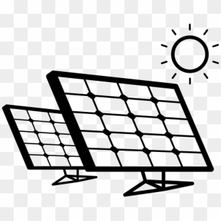 Solar Panels Couple In Sunlight Comments - Solar Panel For Coloring, HD Png Download