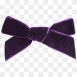Royal Purple French Velvet Bow Clip Isabella Bows Png, Transparent Png