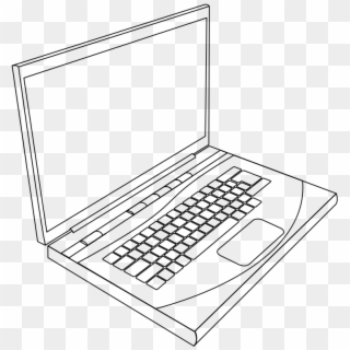 Free Clipart Laptops Free Clipart Laptops Free Clipart - Laptop Clip Art Black And White, HD Png Download