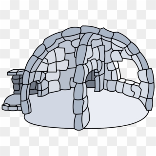 Igloo Pictures - Club Penguin Split Igloo, HD Png Download