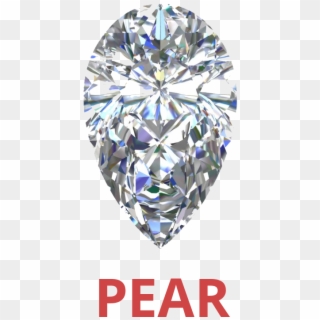 Pear Cut Diamond - Diamond, HD Png Download