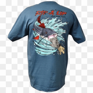 Catfish Hand Fishing Team Rip A Lip Short Sleeve T-shirt - Ripalip Catfish Cloths, HD Png Download