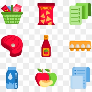 Grocery - Flat Icon Grocery Png, Transparent Png