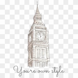 #london #onedirection #style #nobodycompares #tumblr - Drawing Transparent Big Ben, HD Png Download