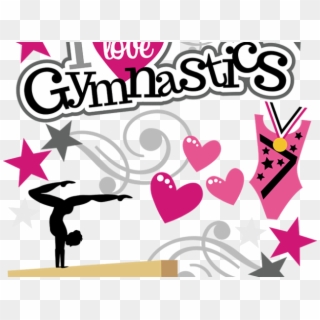 Gymnast Clipart Gymnastics Gym - Gymnastics Christmas Ornament, HD Png Download