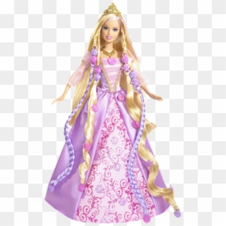 Download Transparent Png - Barbie As Rapunzel Doll, Png Download
