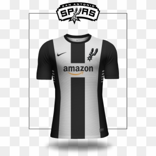 San Antonio Spurs Sponsored By Amazon - San Antonio Spurs, HD Png Download