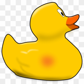 Free Yellow Rubber Duck Dromgbp Top Clipart - Rubber Duck Clipart, HD Png Download
