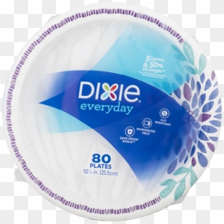 Dixie Everyday Paper Plates 80 Ct, HD Png Download