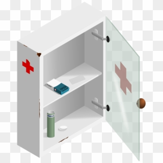 Bathroom Cabinet Clipart - First Aid Box Size, HD Png Download