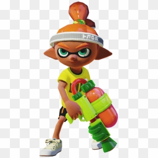 Inkling With A Splattershot, HD Png Download