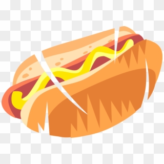 Jpg Hot Dog Or Frankfurter Image Illustration Of - Cachorro Quente Vetor Png, Transparent Png