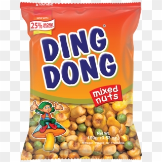 A Fun Medley Of Peanuts, Corn Bits, U - Ding Dong Nuts, HD Png Download