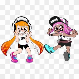 “inkling Girls ♡ ” - Cartoon, HD Png Download