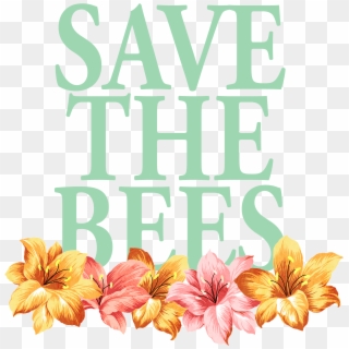Save The Bees - Peruvian Lily, HD Png Download