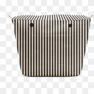 Ime & Soda Inner Bag Black & White Stripes Pattern - Shoulder Bag, HD Png Download