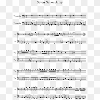 Seven Nation Army Recorder Sheet Music Hd Png Download 827x1169