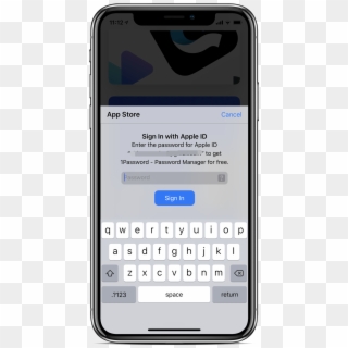 You Might Be Asked To Enter The Password For Your Apple - Iphone Keyboard Ios 12, HD Png Download