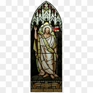 Stjohnsashfield Stainedglass Resurrection - Church Stained Glass Window Png, Transparent Png
