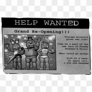 Help Wanted Newspaper - Fnaf 2 Help Wanted, HD Png Download