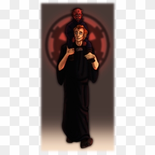 Papa Palpatine Going For Walkies With His Smallish - Art, HD Png Download