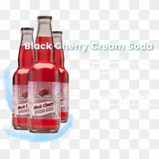 2018 Black Cherry Cream Slider - Glass Bottle, HD Png Download