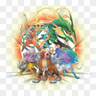 Legendary Beasts - Super Mystery Dungeon Mega Rayquaza, HD Png Download