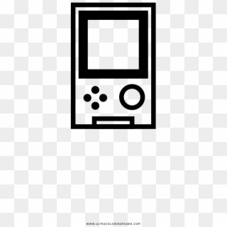 Gameboy Coloring Page - Game Boy Disegni Da Colorare Mp3, HD Png Download
