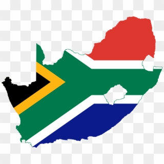 South - Clipart - South Africa Flag Map, HD Png Download