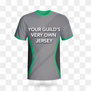 Winning Guilds May Customize Jersey Design And Team - Active Shirt, HD Png Download
