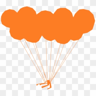 This Free Icons Png Design Of Balloons Refixed - Parachuting, Transparent Png