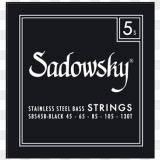 Black Stainless Bass Strings, HD Png Download