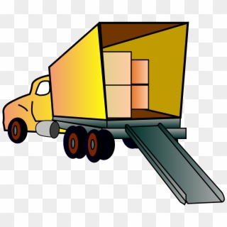 Icons And Graphics - Moving Truck Clipart Png, Transparent Png