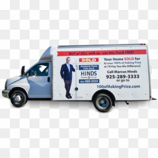 Free Moving Truck - Compact Van, HD Png Download