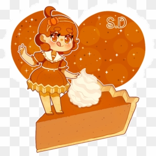 Pumpkin Pie By Vocalo - Pumpkin Pie Chibi, HD Png Download