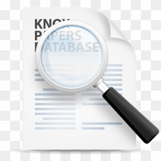 Knox Papers Database Icon - Search Document, HD Png Download