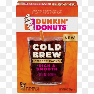 Cold Brew Coffee Packs - Dunkin Donuts Cold Brew Packs, HD Png Download