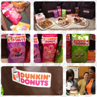 I Received A Dunkin' Donuts Party Kit With Flavored - Dunkin Donuts, HD Png Download