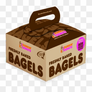 Dunkin' Donuts® Bagels Box Illustration For Approvals - Chocolate, HD Png Download