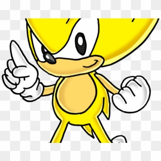 Sonic The Hedgehog Clipart Super Sonic - Sonic The Hedgehog Yellow Character, HD Png Download